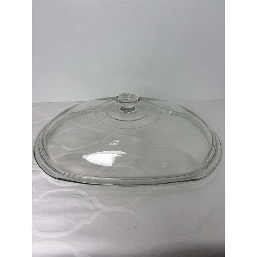Original Rival Crock Pot Oval Glass Cover Lid Only  3860 3745 3755 3756 Chipped